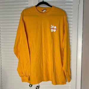 Trader Joes Long Sleeve Tshirt; Yellow; Size XL